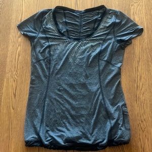 Loose lululemon shirt. Detailed front design.
